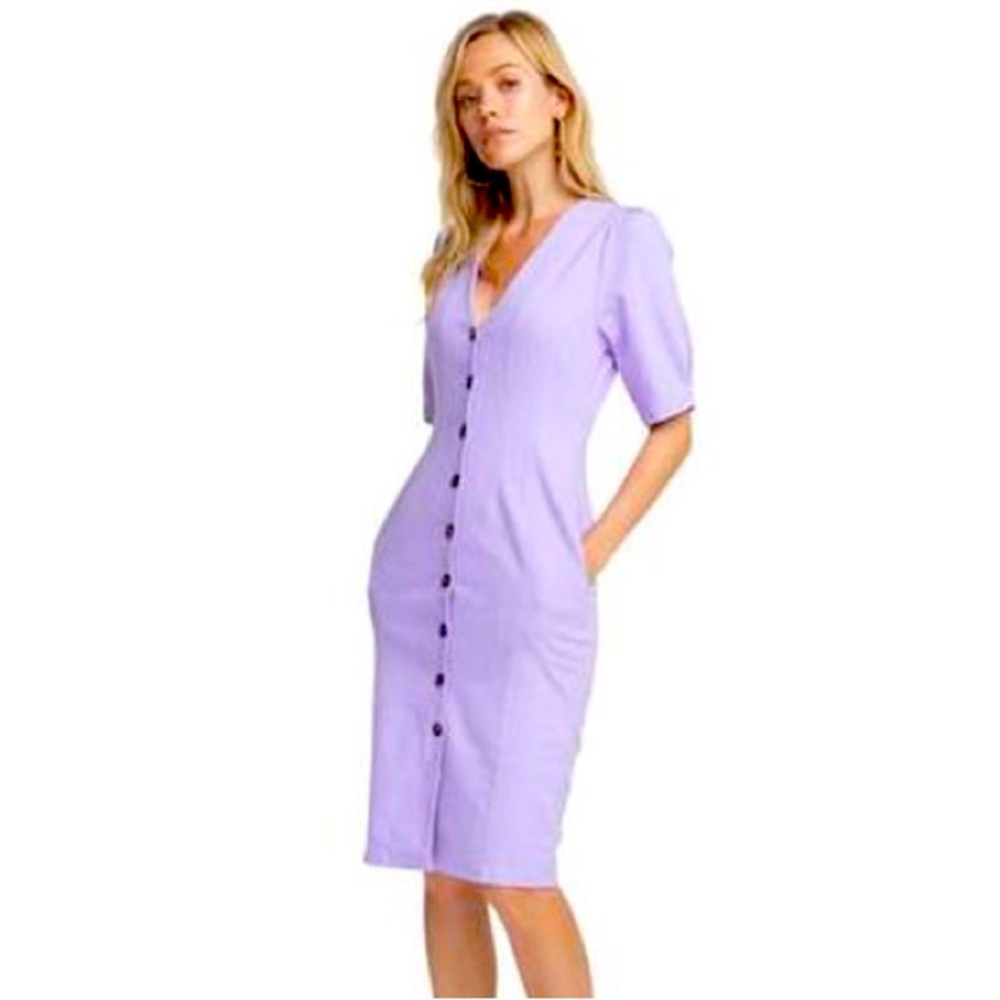 ASTR the Label Logan Sheath Dress | S, Lilac